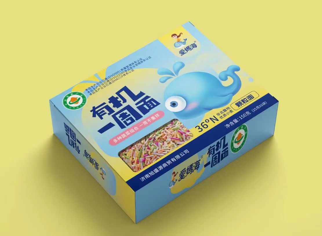 愛媽海有機一周面-顆粒面