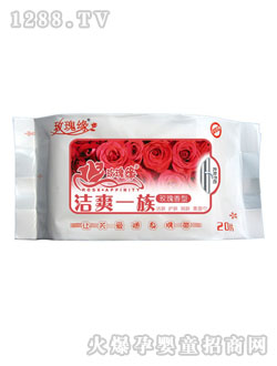 玫瑰緣新玫瑰柔濕巾20片