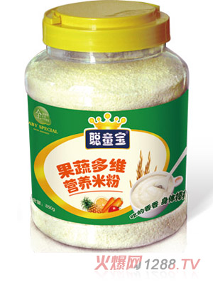 聰童寶果蔬多維營(yíng)養(yǎng)米粉850克