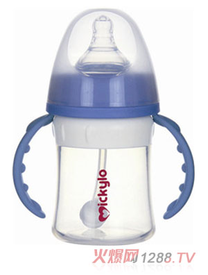 米奇樂硅膠寬口自動(dòng)奶瓶140ml
