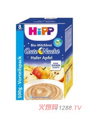 喜寶嬰兒有機蘋果燕麥晚安米粉