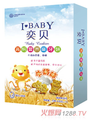 奕貝高鈣營養(yǎng)磨牙棒牛奶味