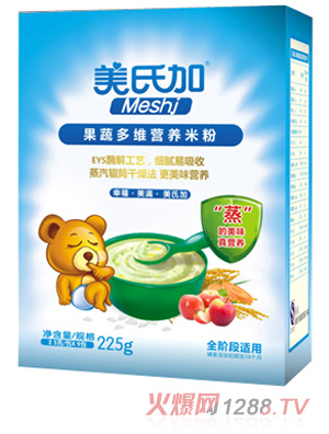 美氏加果蔬多維營(yíng)養(yǎng)米粉225g