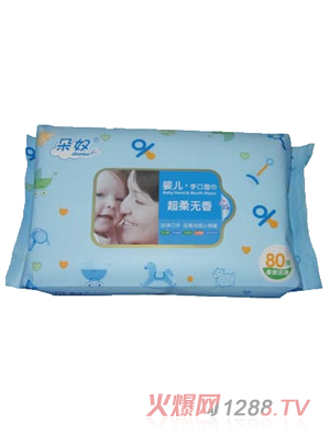 朵奴嬰兒手口濕巾80抽