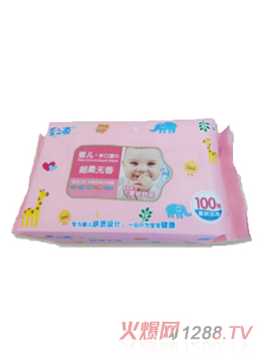 愛之道嬰兒手口濕巾100抽啟封裝