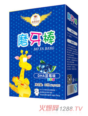 點點日記DHA藍莓味磨牙棒