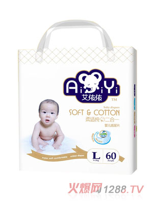 艾依依經(jīng)典超薄紙尿片L60片
