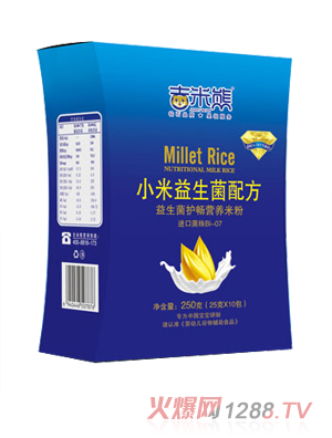 吉米熊小米益生菌配方營(yíng)養(yǎng)米粉 盒裝