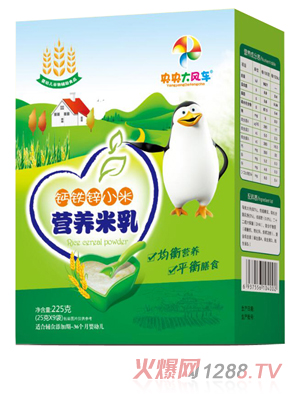 央央大風車營養(yǎng)米乳（鈣鐵鋅小米）盒裝