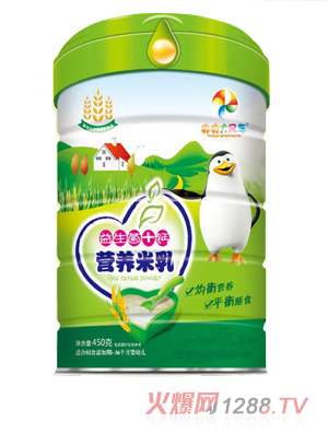 央央大風車營養(yǎng)米乳（益生菌+鈣） 罐裝