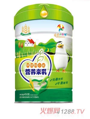央央大風車營養(yǎng)米乳（鈣鐵鋅小米） 罐裝