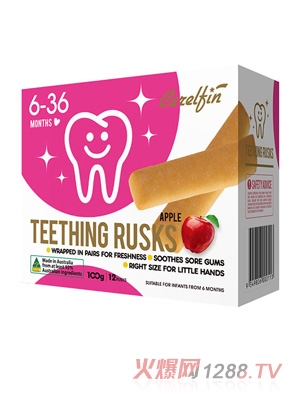 可兒芬磨牙棒餅干蘋(píng)果味