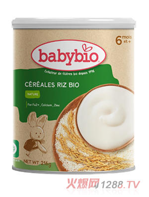 伴寶樂有機(jī)嬰幼兒大米米粉