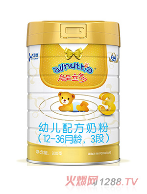 澳優(yōu)能立多幼兒配方奶粉（12-36月齡，3段）