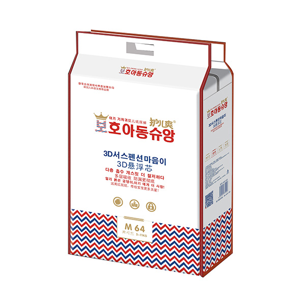 護(hù)兒爽3D懸浮芯紙尿褲大包M64片