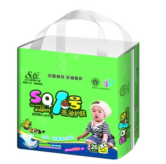 SQ1號茶油護膚嬰兒紙尿褲XL碼