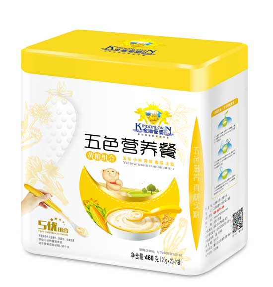 金盾愛(ài)嬰黃糧組合五色營(yíng)養(yǎng)餐罐裝