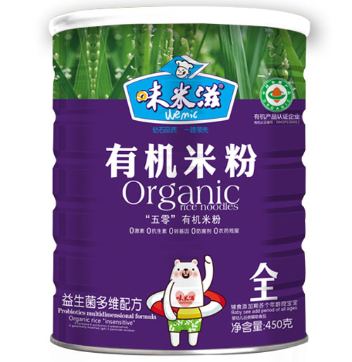味米滋益生菌多維有機(jī)米粉全段