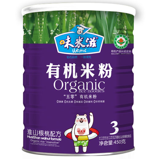味米滋淮山核桃有機(jī)米粉3段
